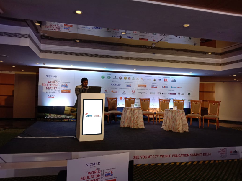 Digital Teacher is an associate partner of 16th Edition of World Education Summit (WES), Indiaâ€™s biggest event on Innovation in Education, Hyderabad